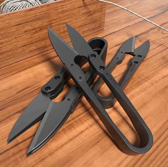 Stainless Steel ✂️ U-Shaped Spring Sewing Scissors, Embroidery Clippers ☆》NWT《☆ - Picture 3 of 7